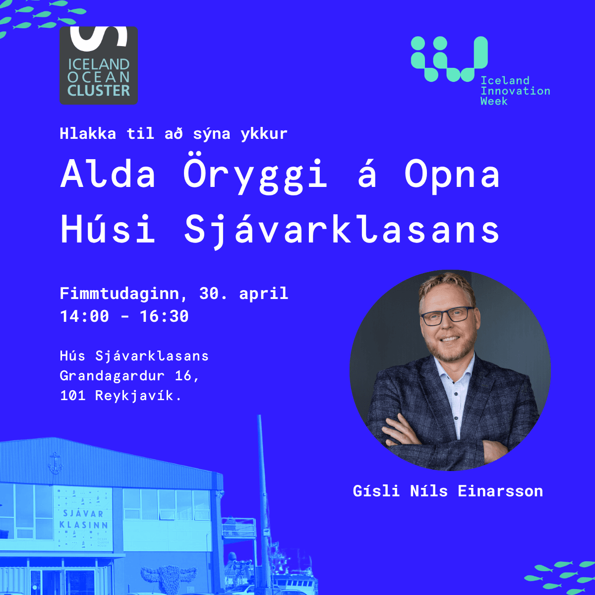 Alda participates in the Iceland Innovation Week at the Blue Open House