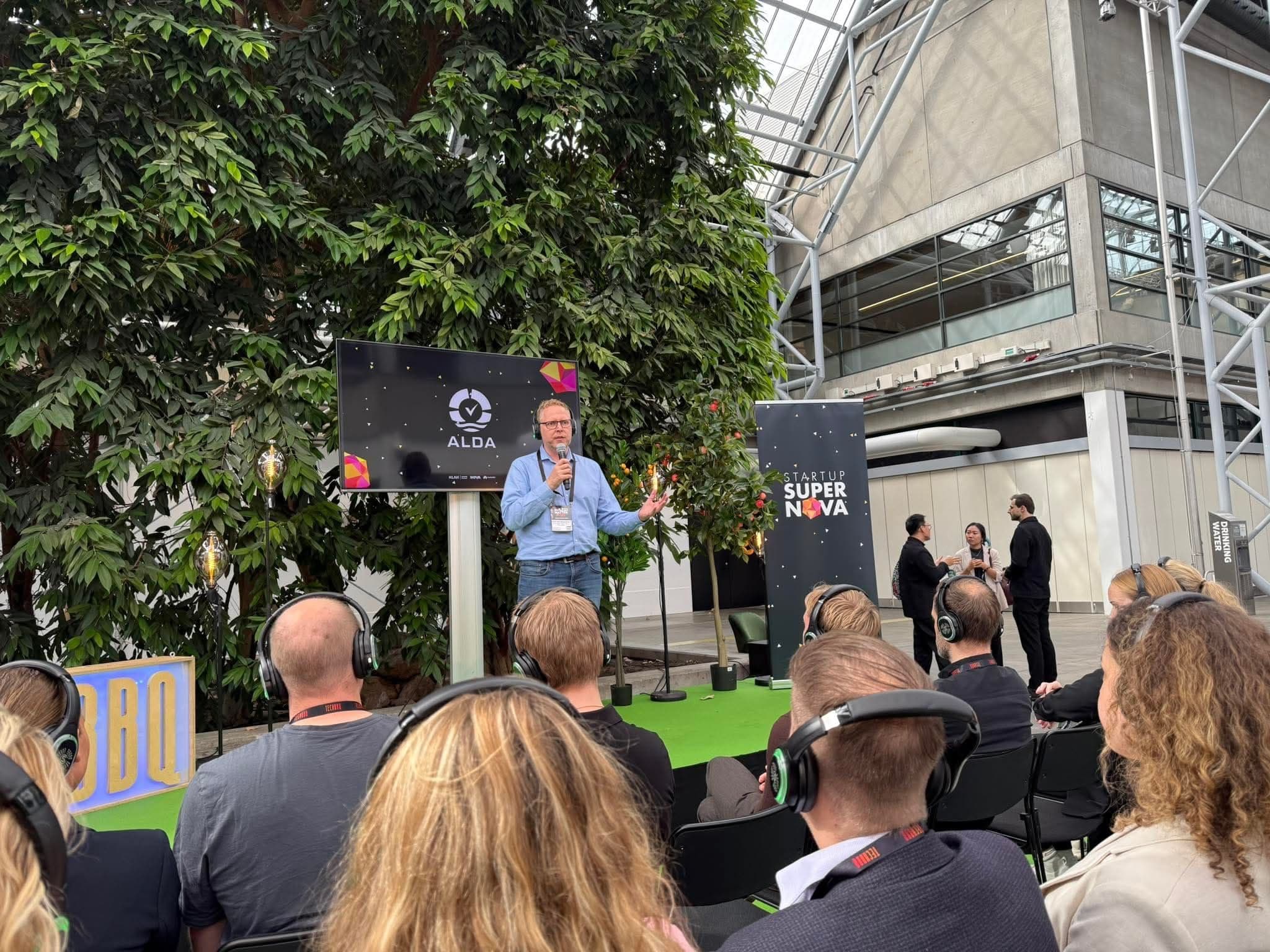 Alda attends the TechBBQ conference in Copenhagen